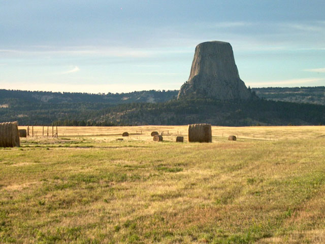 Devils Tower from Farmers Field
