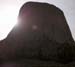 Devils Tower with Sun